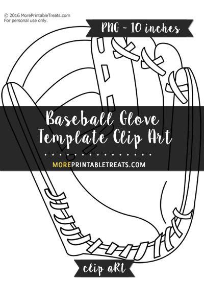 baseball glove template clipart clip art baseball glove digital
