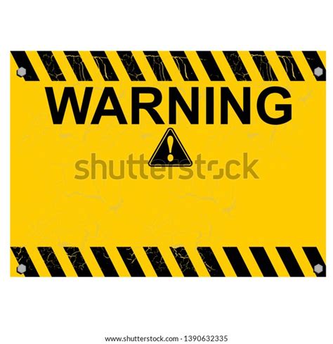 warning board  careful stock vector royalty