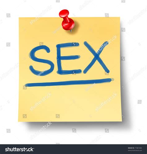 office note word sex representing sexuality stock illustration 71881084