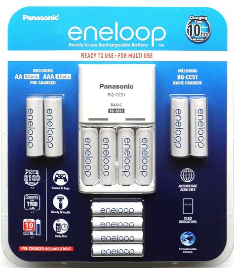 Panasonic Eneloop Bq Cc51 Rechargeable Battery Nickel Uk