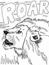Roaring Lion Coloring Pages sketch template