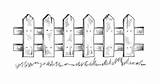 Wooden Schizzo Recinto Fences Privately sketch template