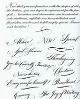 Copperplate Handwriting Font Ampersand Flourishes sketch template