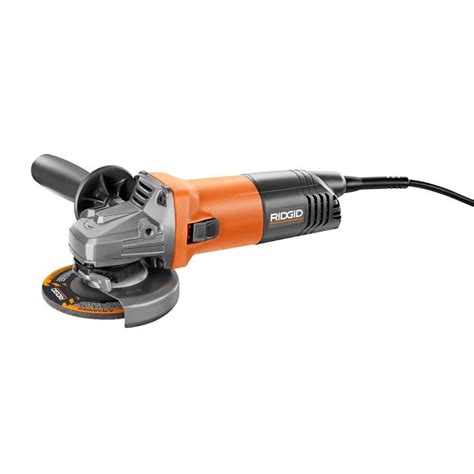 ridgid  amp corded    angle grinder   home depot