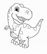 Dinossauro sketch template