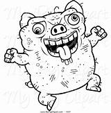 Ugly Coloring Pages Printable Getcolorings Swine Color Clipart Print sketch template