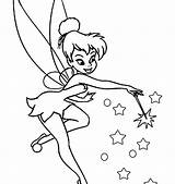 Coloring Tinkerbell Pages Pan Peter Getcolorings sketch template