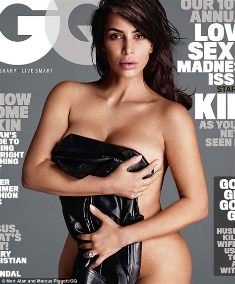 kim kardashian shares hollywood game app version of her naked gq cover