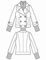 Flat Garment Drawing Fashion Technical Specifications Background Getdrawings sketch template