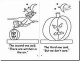 Five Pumpkin Little Pumpkins Coloring Printable Preschool Halloween Book Classroom Poem Kids sketch template