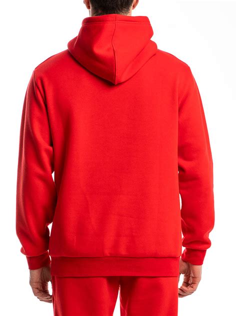 blank premium pullover hoodie  red instockshowroom