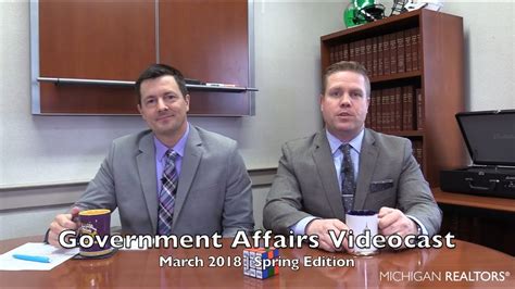 government affairs videocast march 2018 youtube