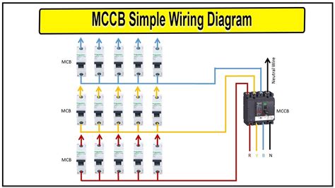 mccb simple diagram mccb youtube