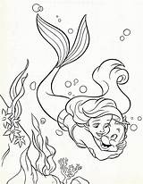 Ariel Coloring Pages Disney Princess Mermaid Flounder Colouring Little Walt Baby Print Eric Characters Printable Drawing Sheets Kids Clipart Sheet sketch template