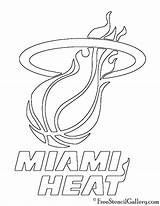 Miami Heat Logo Stencil Nba Coloring Pages Drawing Grizzlies Memphis Getdrawings Pumpkin Trending Days Last sketch template