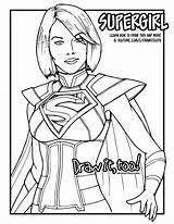 Supergirl Injustice Spiderman Getdrawings Narrated Drawittoo sketch template