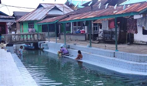 sungai berkeramik  desa sawai maluku indonesia waswasan wawasan dunia  bikin wawas