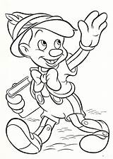 Disney Coloring Pages Characters Walt Colouring Pinocchio Character Sheets Kids Drawing Printable Print Printables Children Color Movie Christmas Mouse Draw sketch template