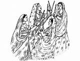 Coloring Indian Woman Adult Pages Tradition Bollywood Sail India Dance Adults Coloriage Colouring Printable Dessin Adulte Outline Drawings Indiennes Travels sketch template