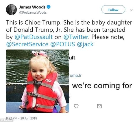 donald trump jr s daughter chloe threatened on twitter