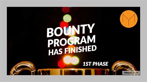 originalmy  twitter  st phase   anniversary bounty program