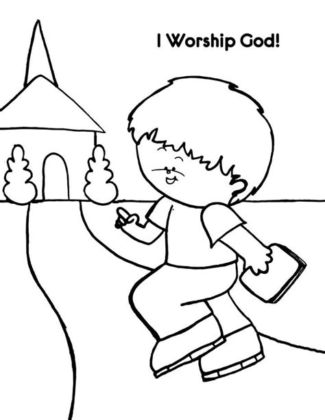 worship god coloring page bible crafts pinterest coloring pages