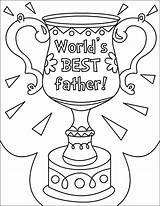Coloring Fathers Pages Worlds Kids sketch template