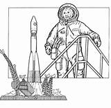 Ruimtevaart Kleurplaat Rusland Raumfahrt Geschiedenis Kleurplaten Eerste Vostok Vrouw Malvorlage sketch template