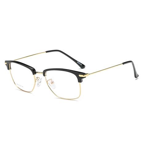 browline eyeglasses frame for women and men prescription eyewear