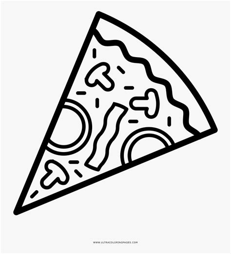 pizza coloring page pizza clipart outline hd png