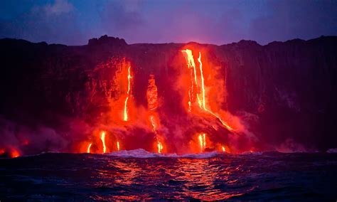 hawaii volcanoes national park lava flow hilton mom voyage