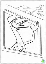 Dinokids Coloring Dinosaur Train Close sketch template