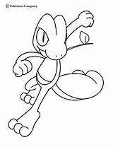 Pokemon Coloring Pages Treecko Hellokids Grass Sheets sketch template