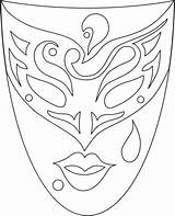 Venetian Choose Board Masks Maschere Template sketch template
