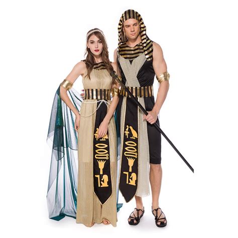 Halloween Deluxe Egyptian Pharaoh Costume Cleopatra Kings Ancient Greek