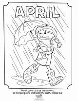 April Coloring Pages Hosea Bible Month Revelation Print Printable Kids Color Activity Quote Spring Rains Getcolorings Size sketch template