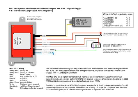 msd  wiring diagram  wiring diagram sample