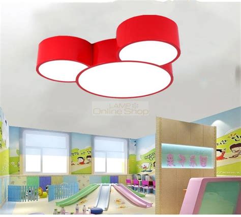 kindergarten muliti color led ceiling lamp fixtures personality