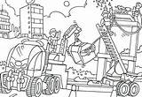 Construction Coloring Pages Site Vehicles Job Color Getdrawings Getcolorings Colorings sketch template