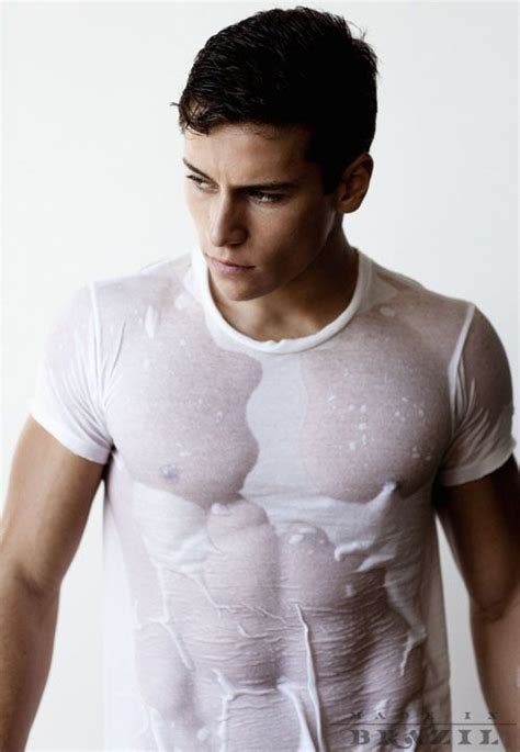 Wet White T Shirt Men Water Pinterest Male Models