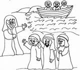 Disciples Jesus Coloring Pages His Calling Printable Getcolorings Color sketch template
