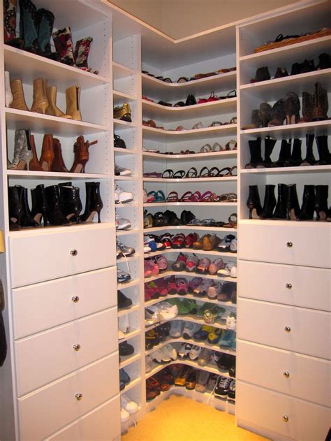 truorder custom closet ideas narrow shoe rack master closet closet