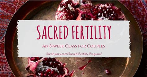 sacred fertility program sarah josey