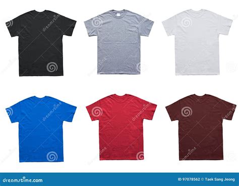 blank  shirt  color template stock photo image  uniform fashion