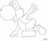 Yoshi Coloring Pages Sprinter Drawing Paper Printable sketch template