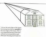 Perspectief Drawing Perspective Kunst Aquarel Huizen Fotografie Lessen Steden Geometrische Mode sketch template
