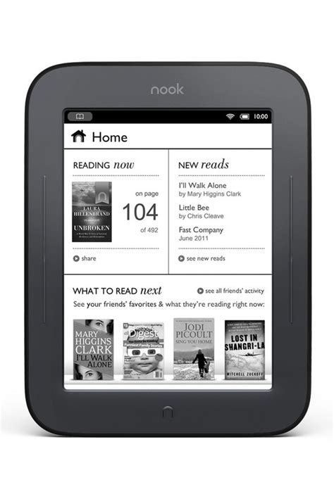 nook touch announced    ink pearl touchscreen oz  months charge  stuff