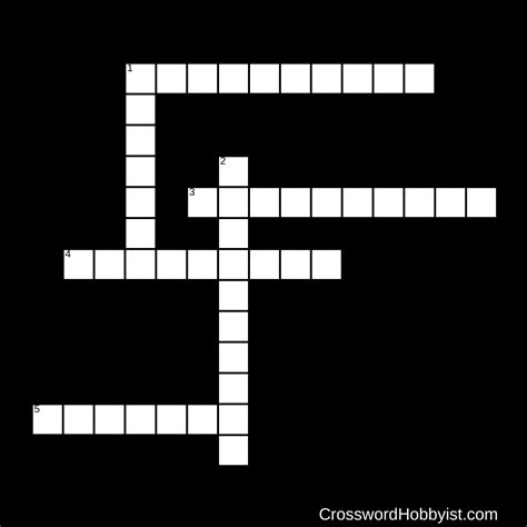 landforms crossword puzzle