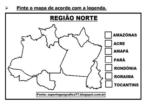 atividades  mapas regioes brasileiras