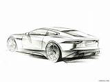 Jaguar Coupe Ipad Caricos sketch template